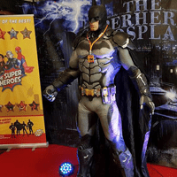 Have your photo taken with the ever watchful Arkham Knight Batman